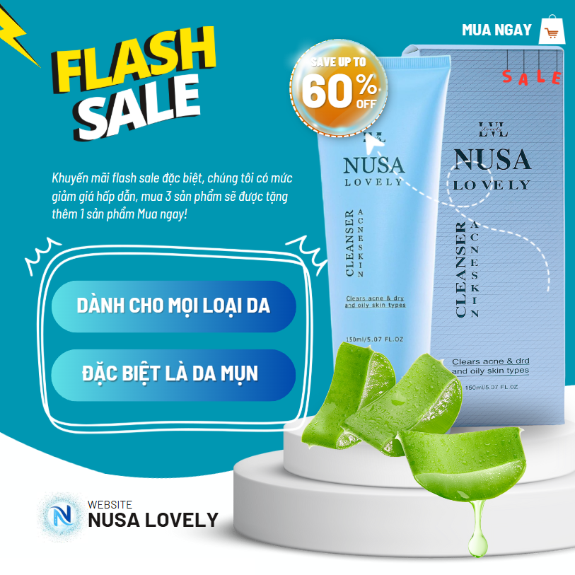 Sữa Rửa Mặt NUSA Dành Cho Da Dầu Mụn (150ml)..