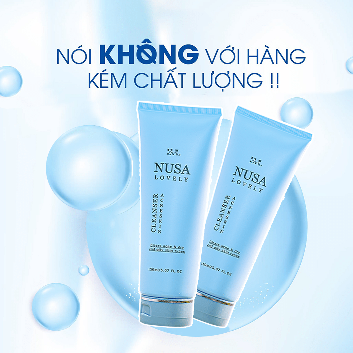Sữa Rửa Mặt NUSA Dành Cho Da Dầu Mụn (150ml).... - Nusa Lovely Việt Nam