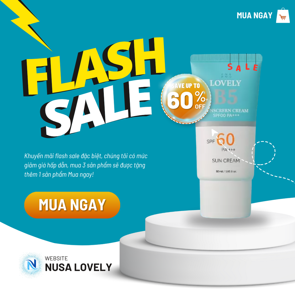 Kem Chống Nắng Phổ Rộng B5 SPF60 PA+++ (60ml)
