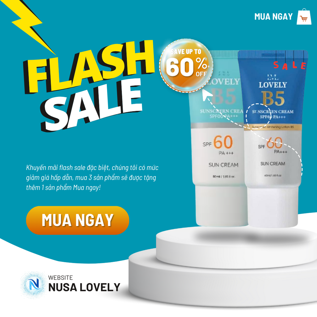 Kem Chống Nắng Phổ Rộng B5 SPF60 PA+++ (60ml)